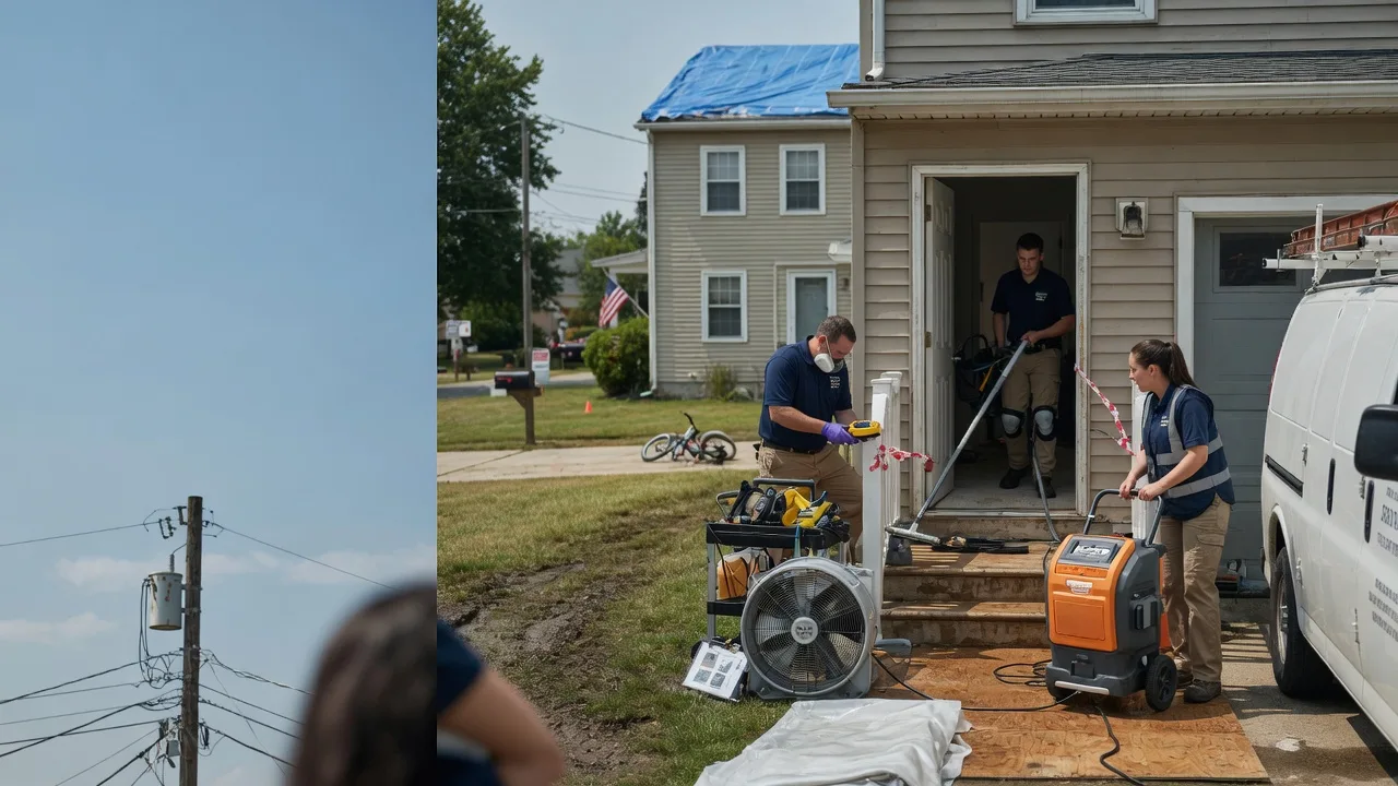 Water Damage Repair in Rudolph, WI near me